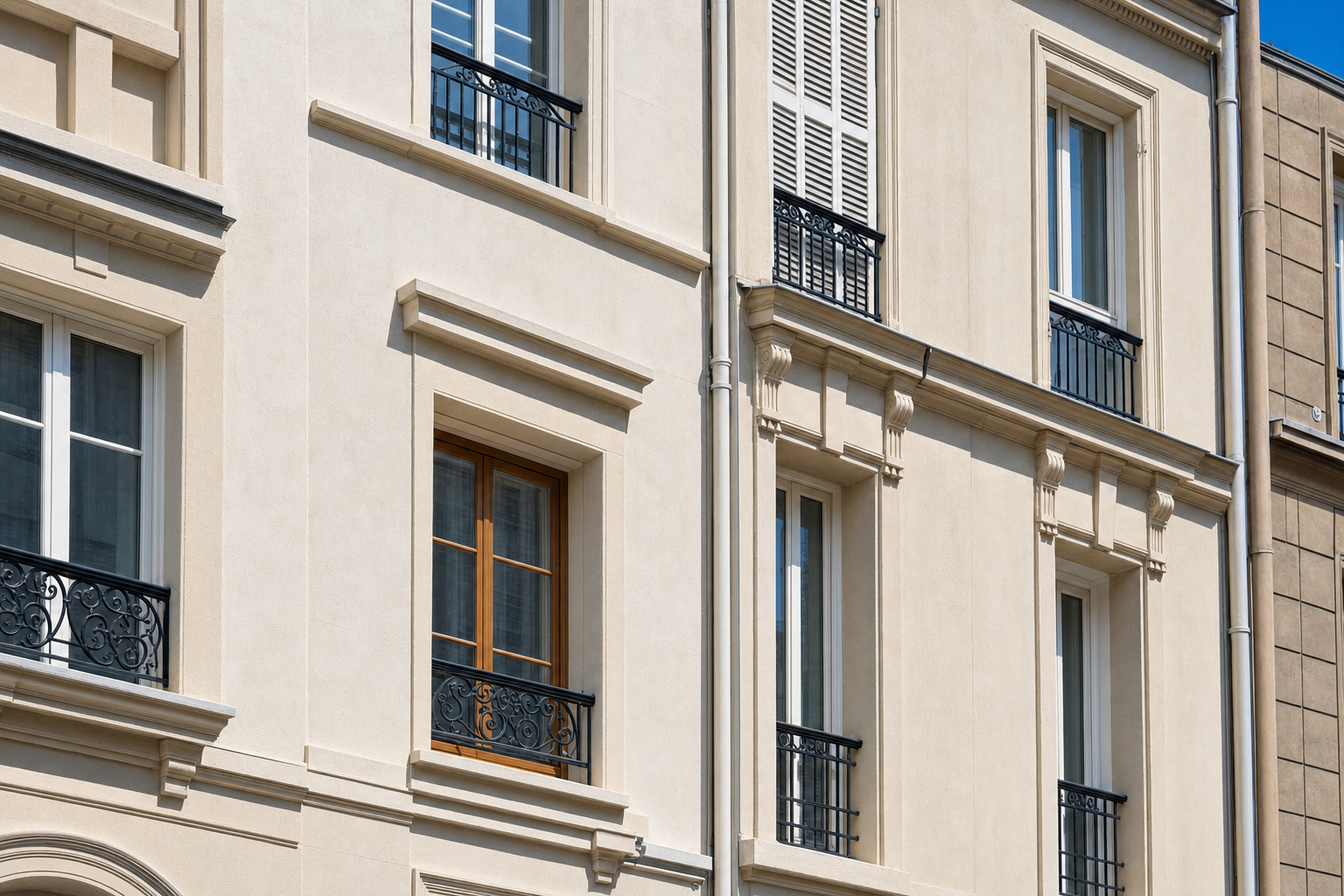 Façade après ravalement