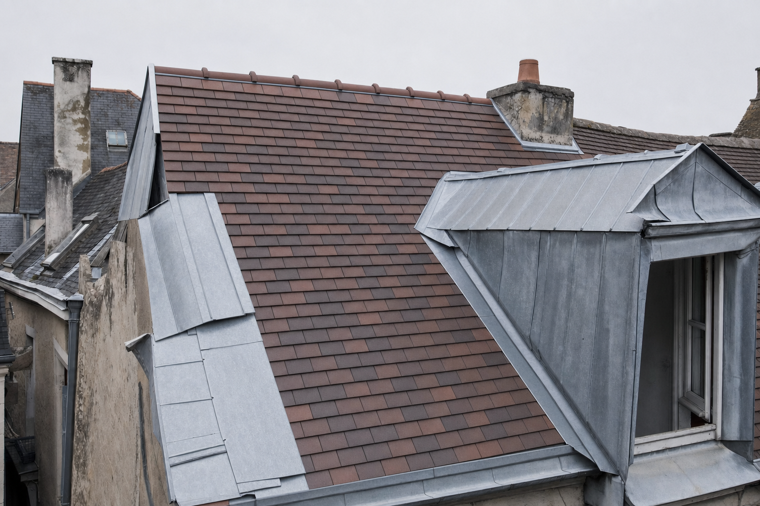 Toiture après réfection